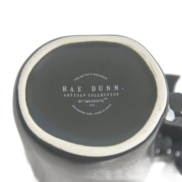 Rae Dunn WITCHY Black Ceramic Halloween Mug with Cauldron - Picture 5 of 5